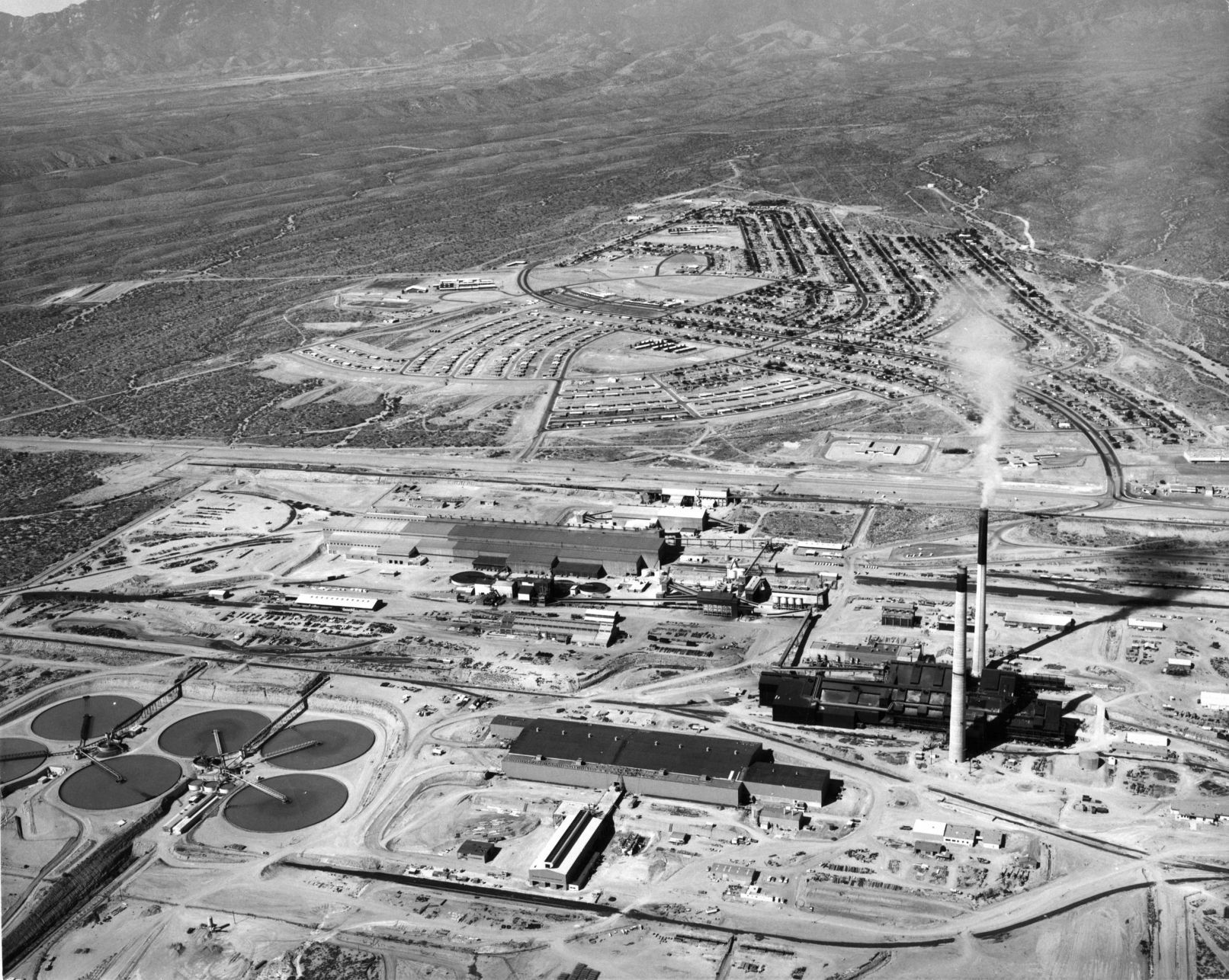San Manuel copper mine, refinery, smelter